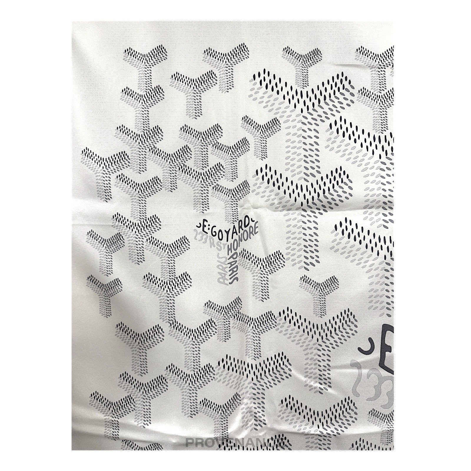 Goyard Silk Scarf No. 1 - Silk White Goyardine - 8