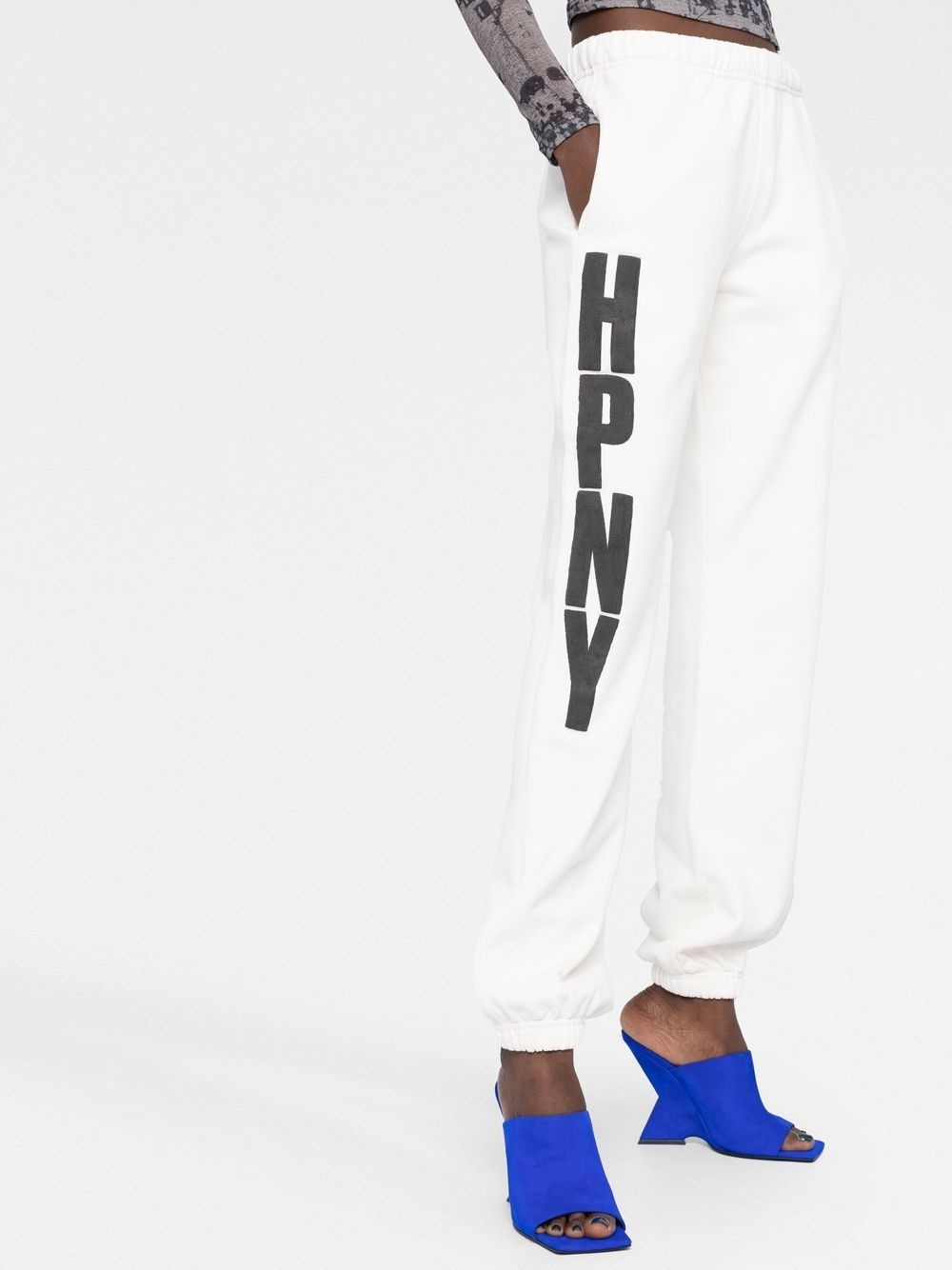 logo-print track shorts - 3
