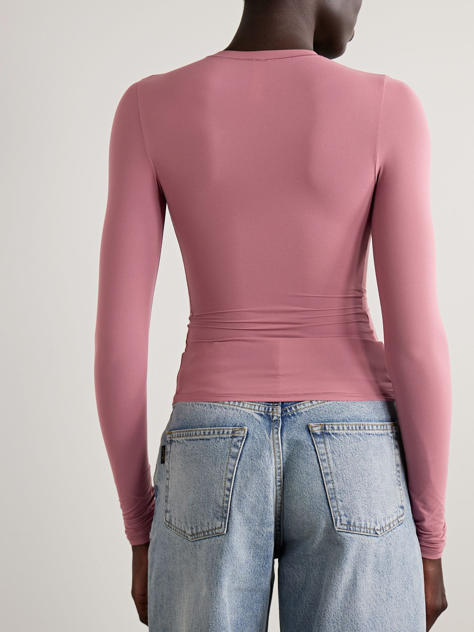 Fits Everybody Long Sleeve T-shirt - Beet Magenta - 4