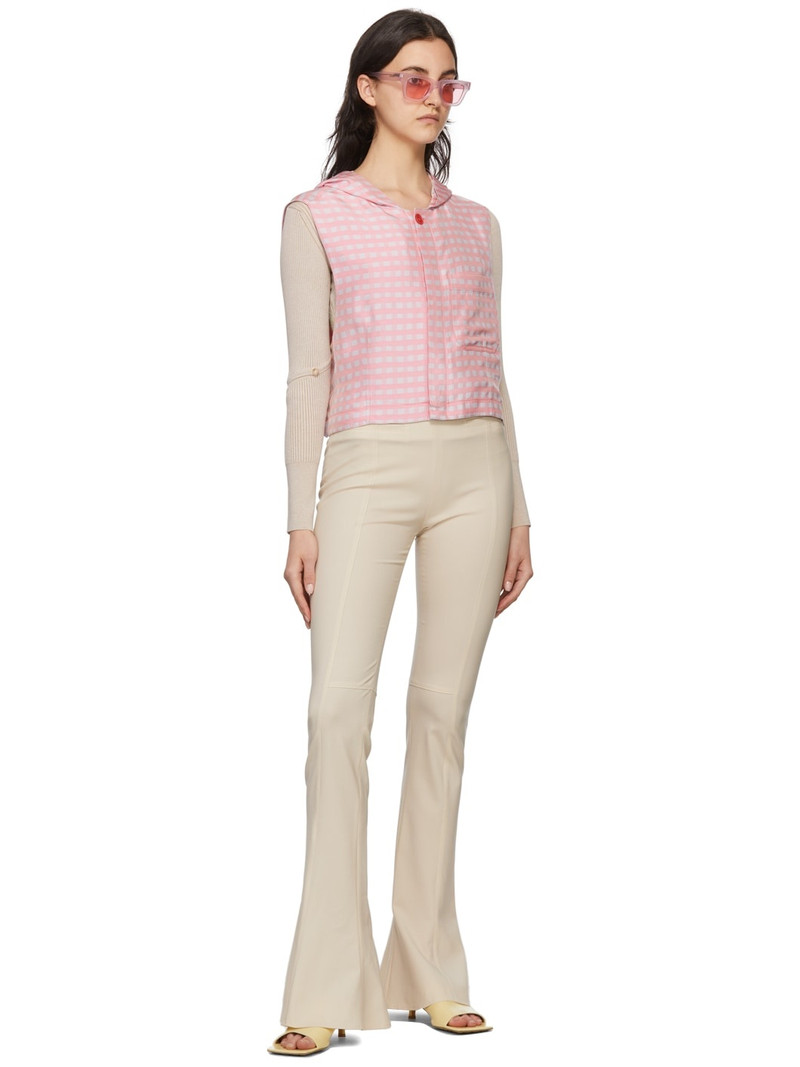 JACQUEMUS Pink & Grey 'Le Gilet Rosa' Vest outlook