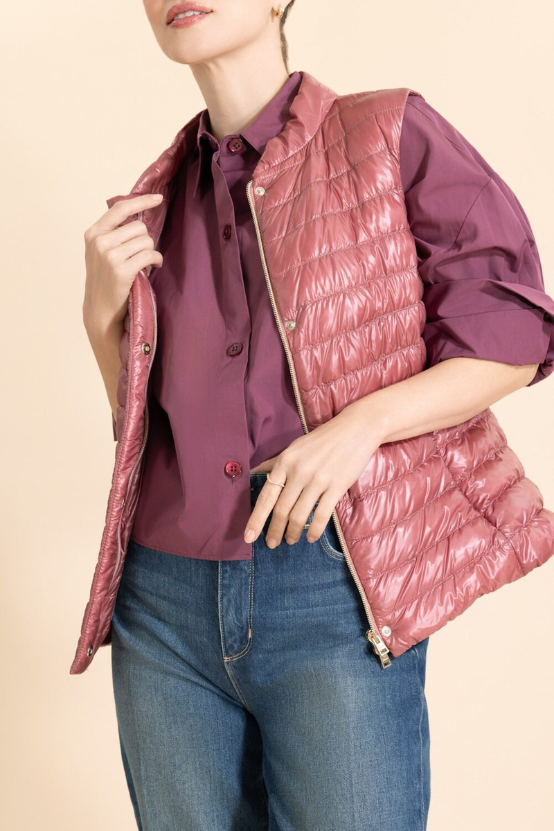 Herno Giulia Vest - Raspberry outlook