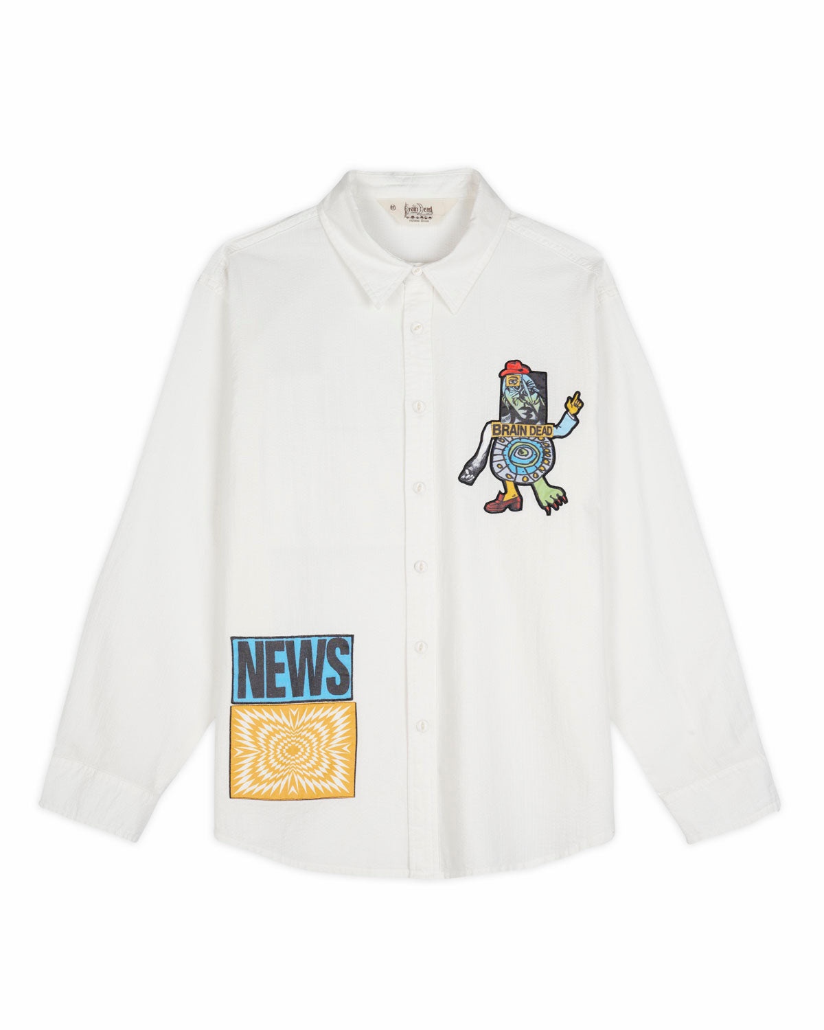 Truth Now Seersucker Shirt - White - 1