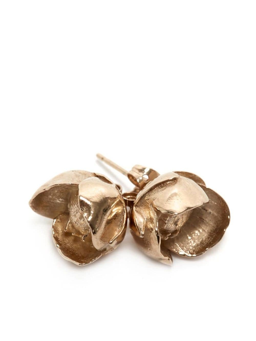 Camellia stud earrings - 4