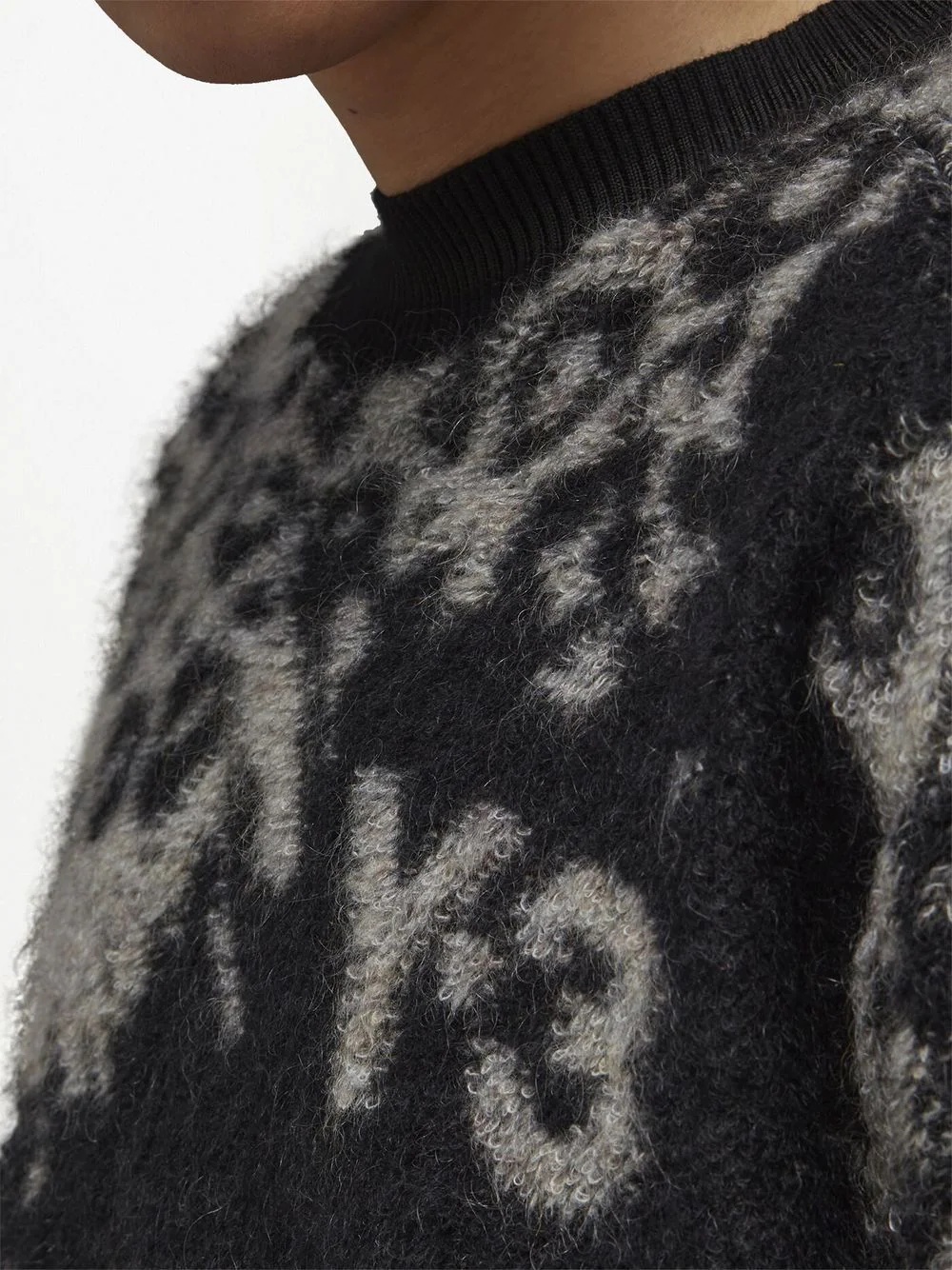 leopard-print crew-neck jumper - 5