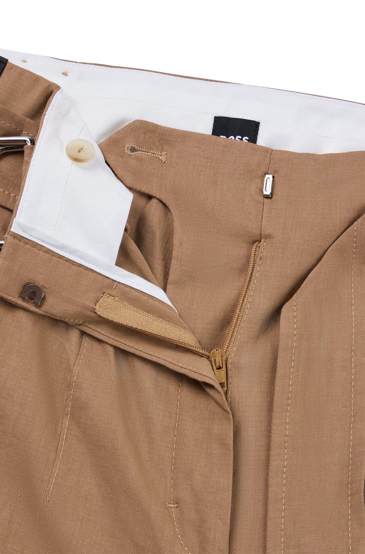 RELAXED-FIT TROUSERS IN A LINEN BLEND - 6