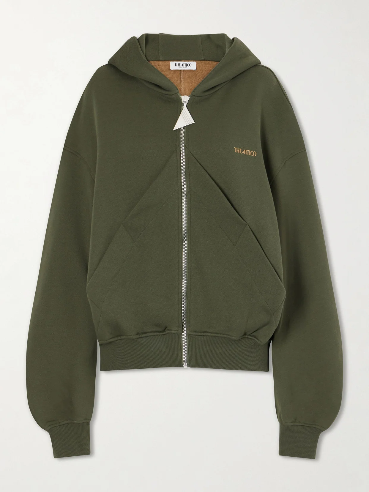 Cotton-jersey Zip-up Hoodie - 1