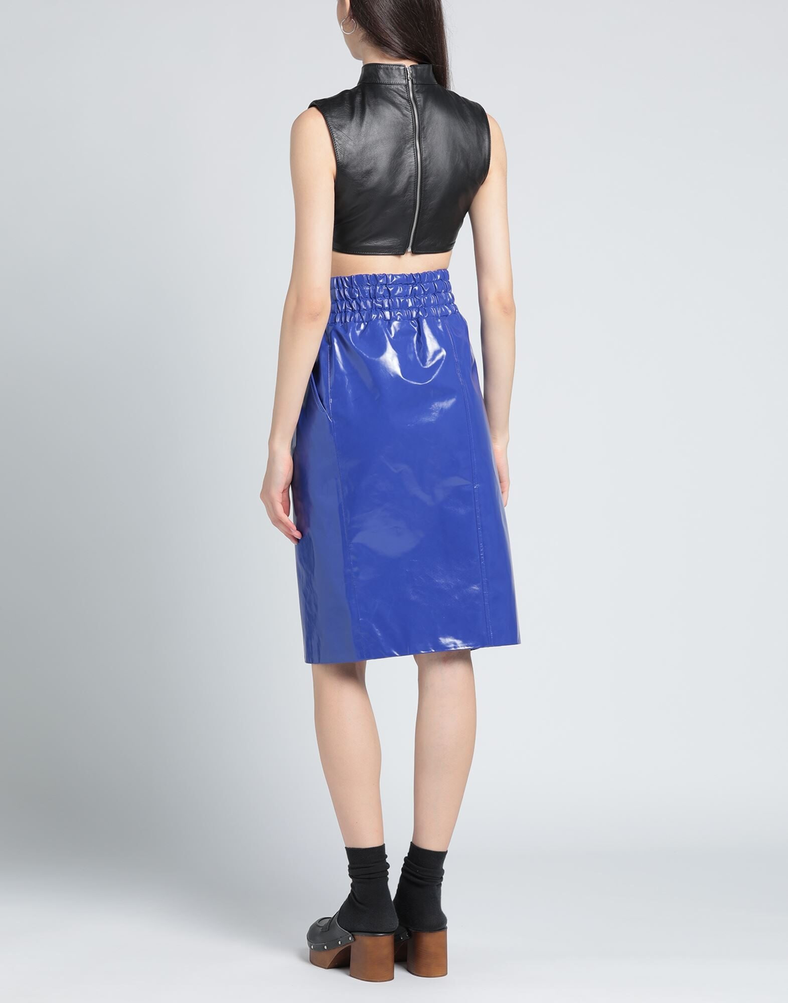 Blue Women's Midi Skirt - 3
