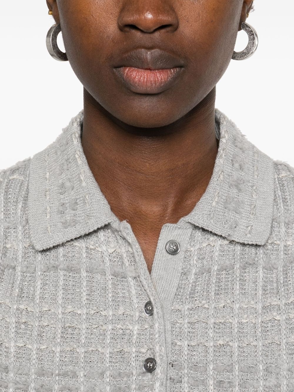 tweed jacquard mini dress - 5
