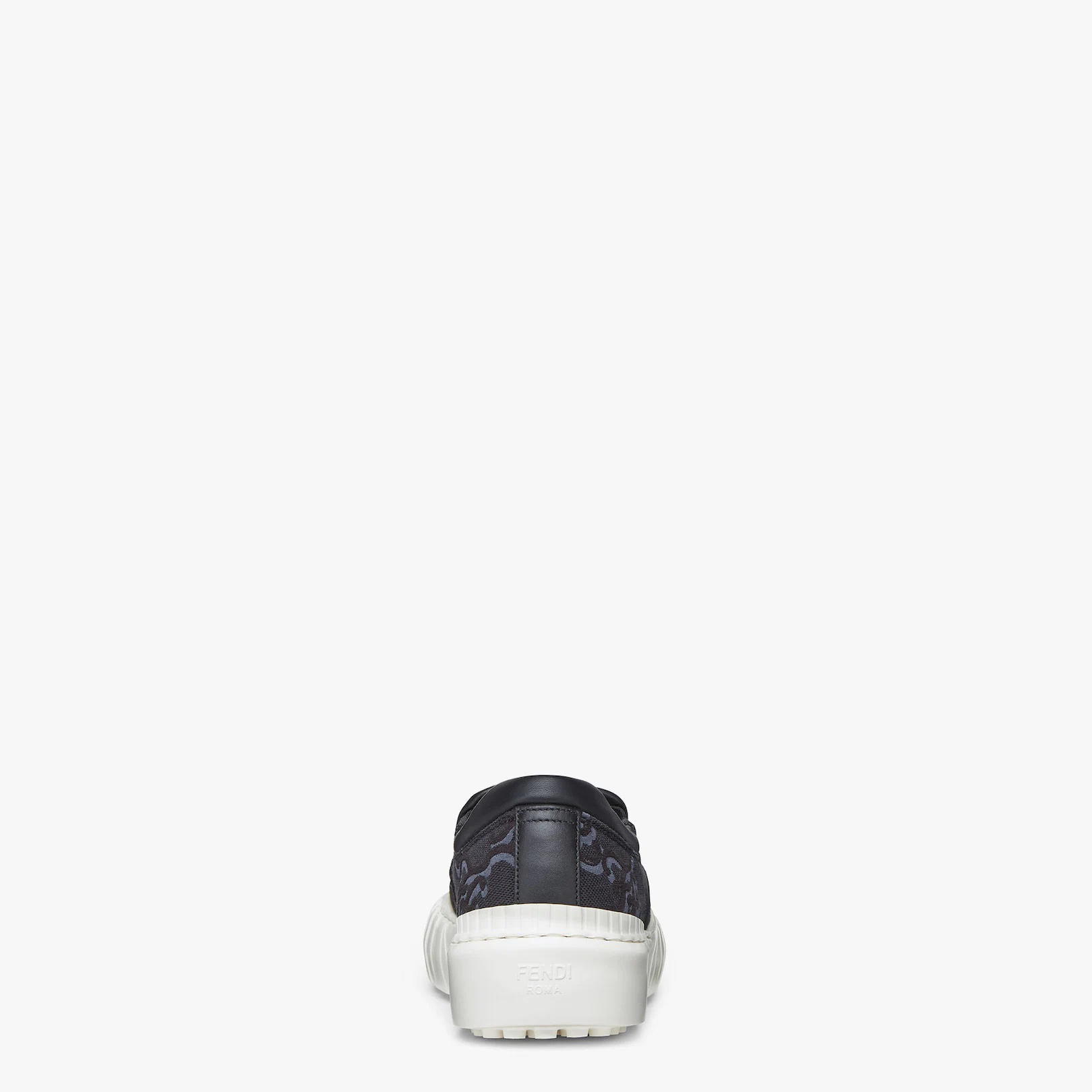 Black fabric sneakers - 3