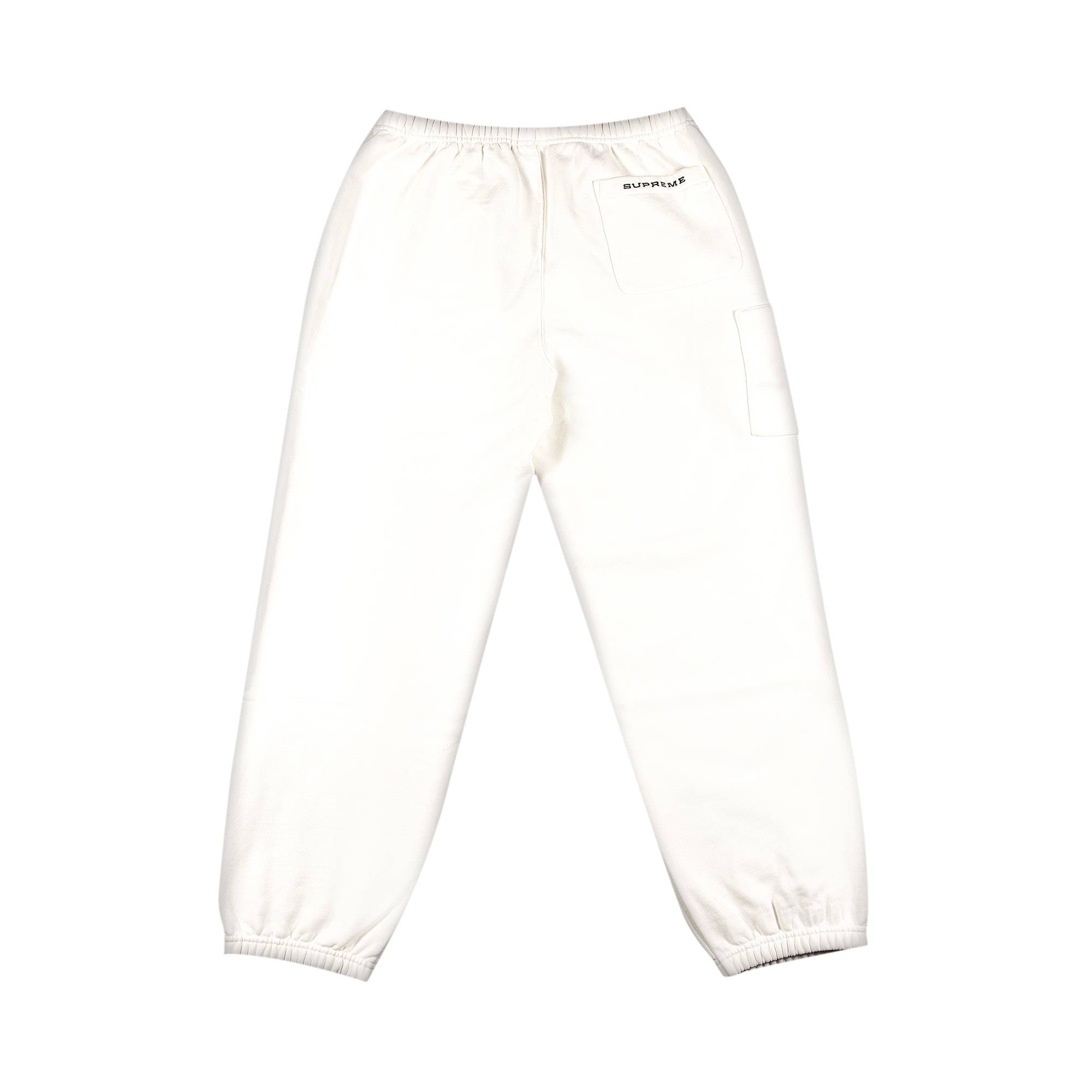 Supreme x Nike Cargo Sweatpant 'White' - 2