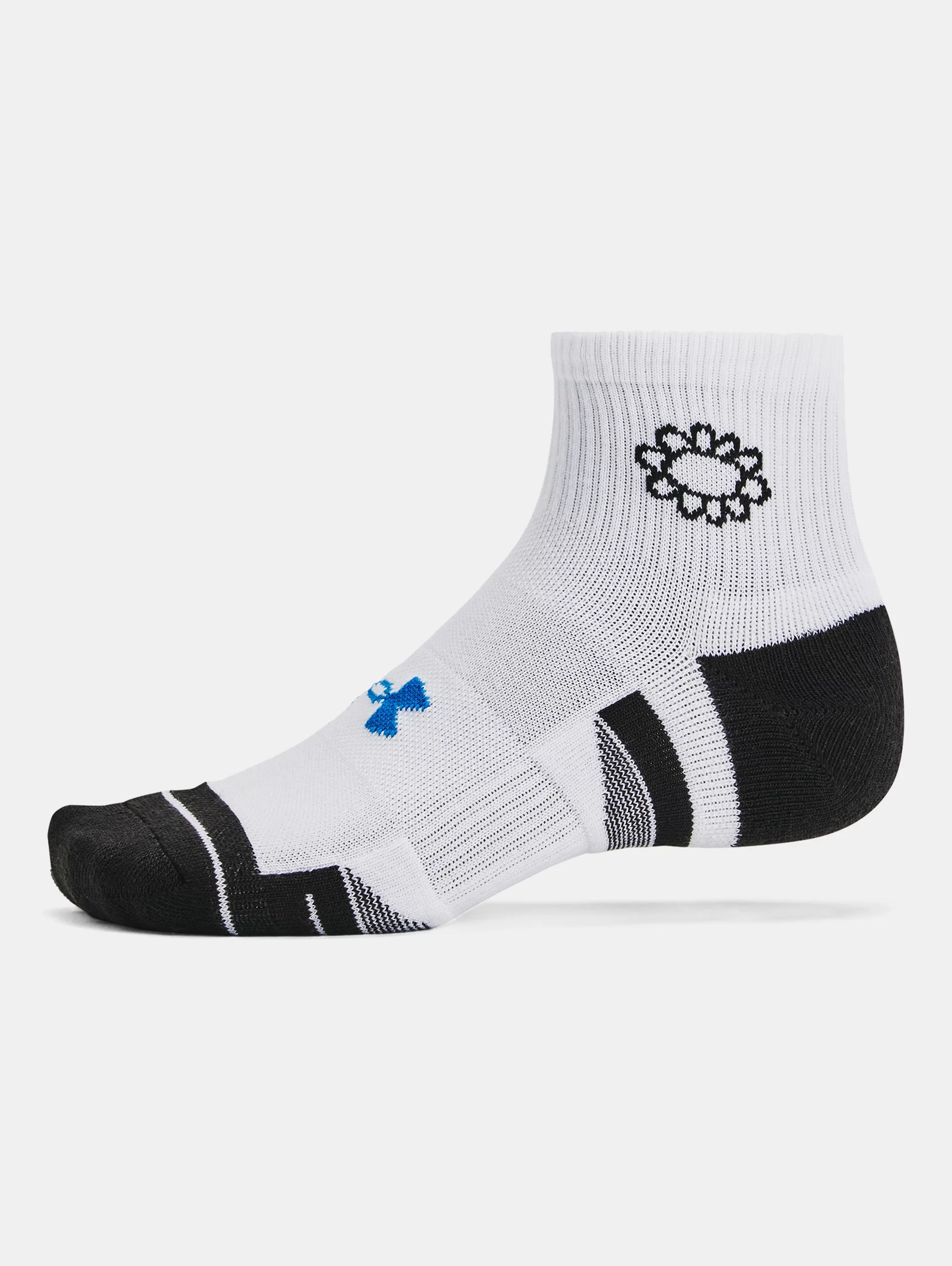 Unisex UA Performance Tech 3-Pack Quarter Socks - 4