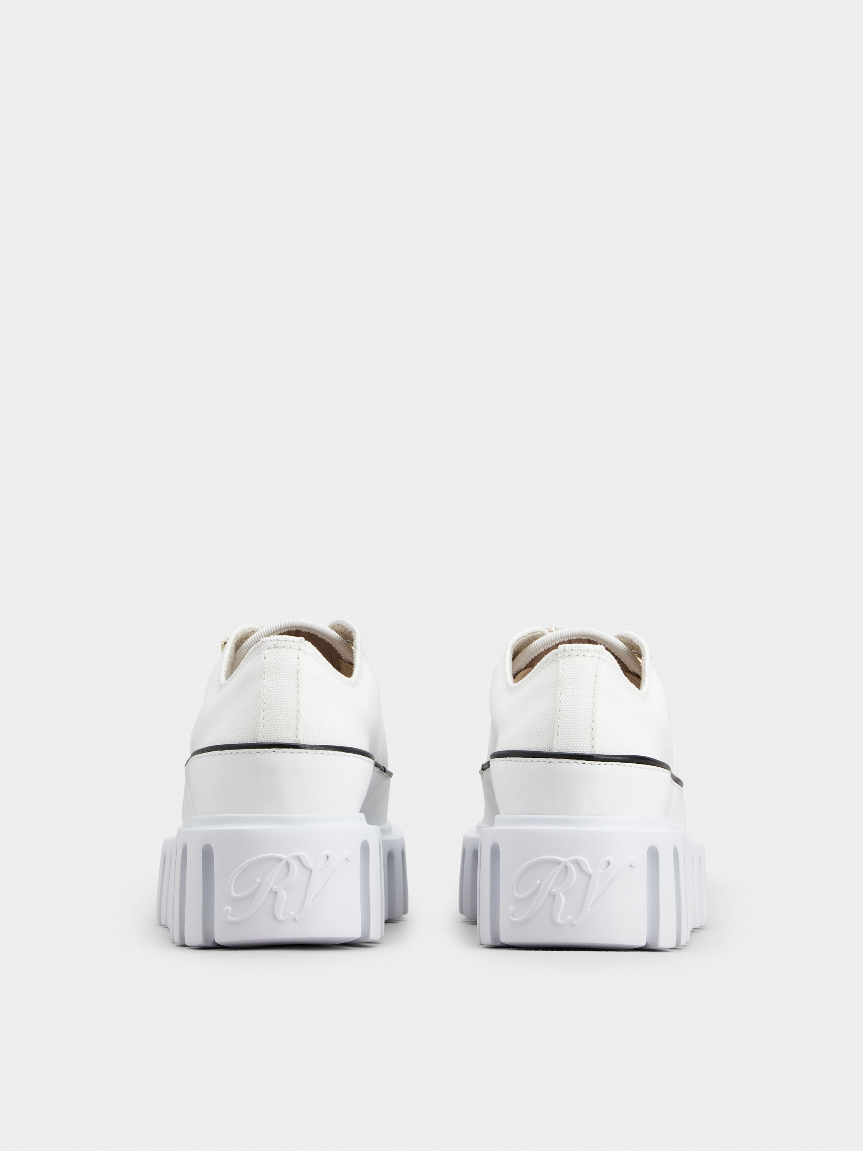 Viv' Go-Thick Strass Buckle Slip-on Sneakers in Canvas - 5