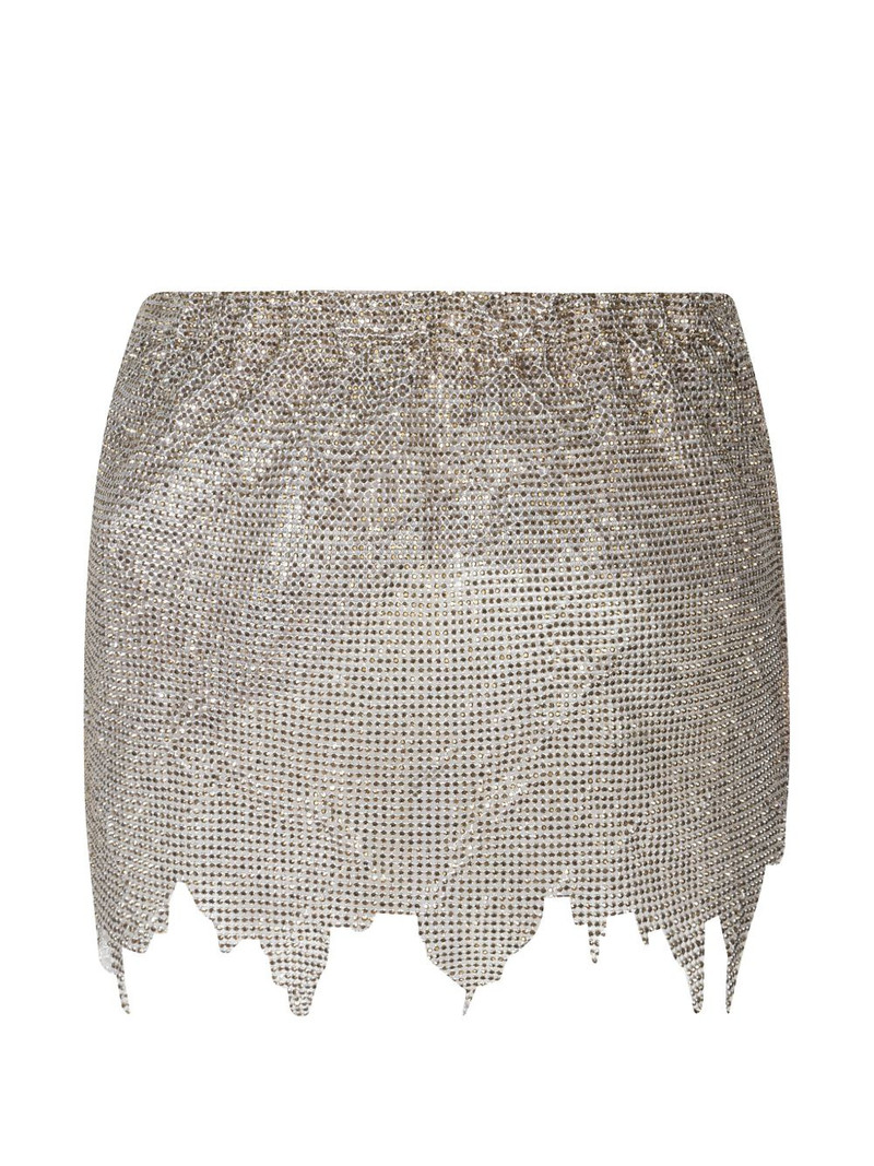 POSTER GIRL embellished asymmetric skirt outlook