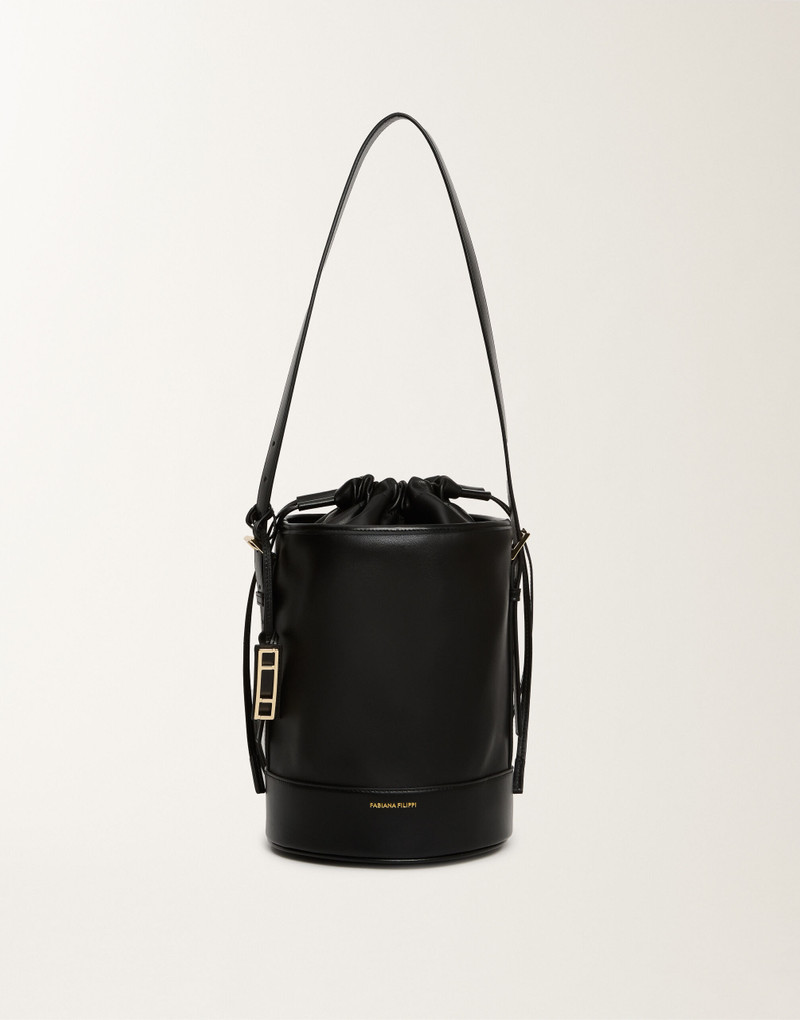 Bucket bag in calf leather 1