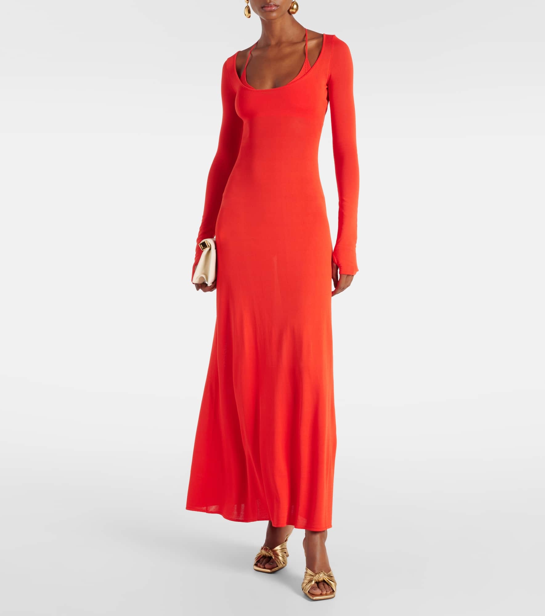 Valejo Halter knit maxi dress - 2