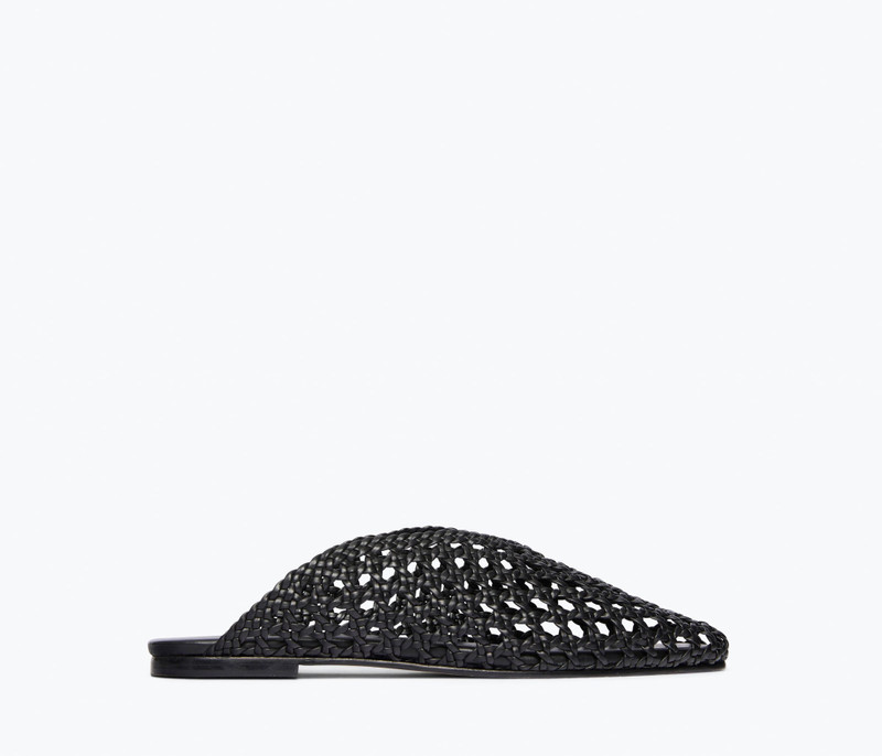 ETTA WOVEN ANKLE LACE-UP FLAT 6