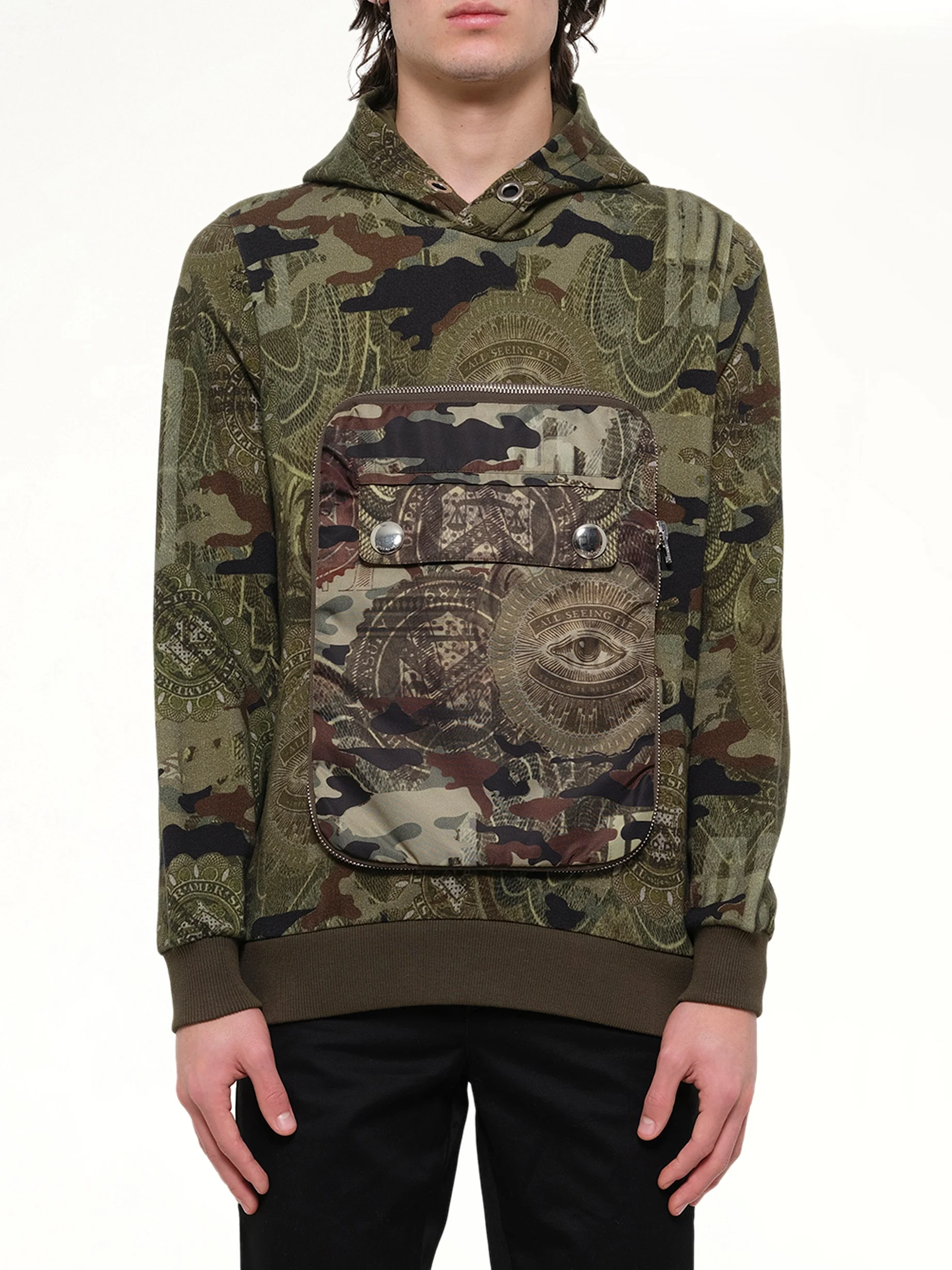 Givenchy Podium Dollar Hoodie in Camo - 1
