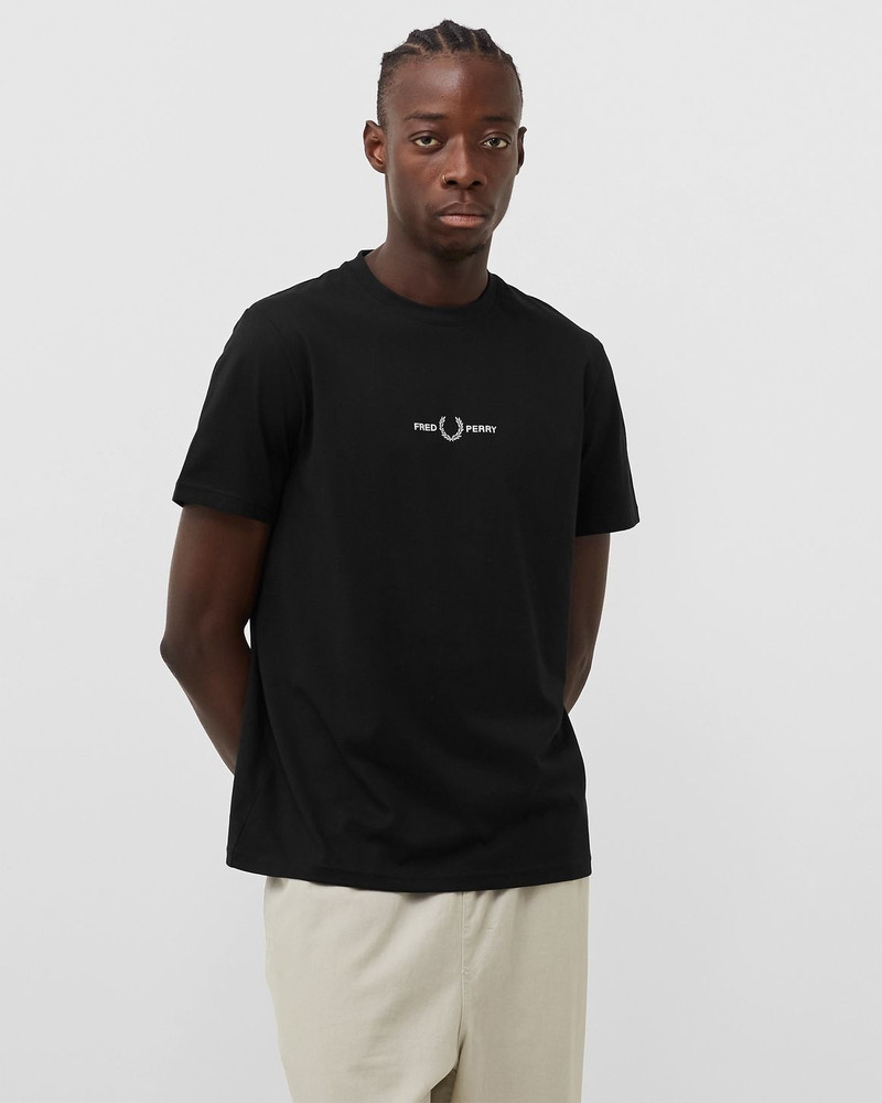 Fred Perry Embroidered T Shirt outlook