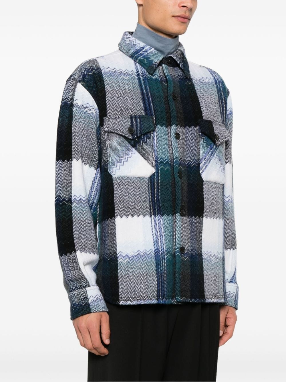 checked shirt - 3