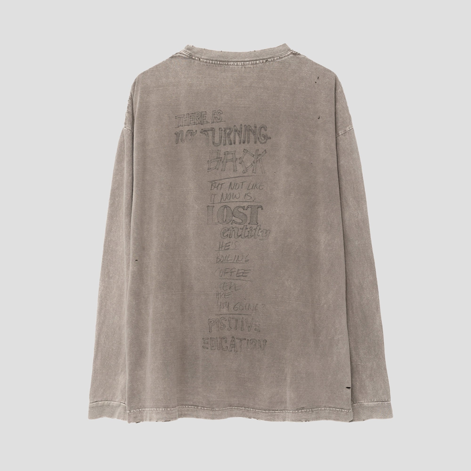 DISTRESSED L/S T-SHIRTS - 3