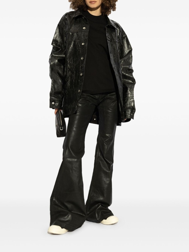Rick Owens DRKSHDW strap-detail T-shirt outlook