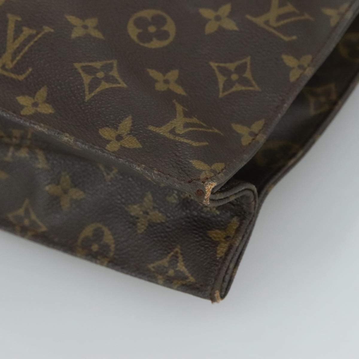 LOUIS VUITTON Monogram Sac Plat Hand Bag M51140 - 14