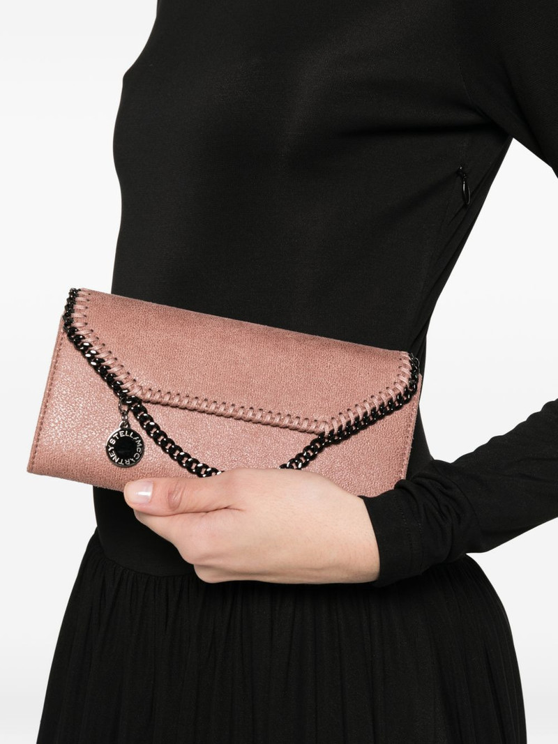 Stella McCartney stitch detail satchel outlook