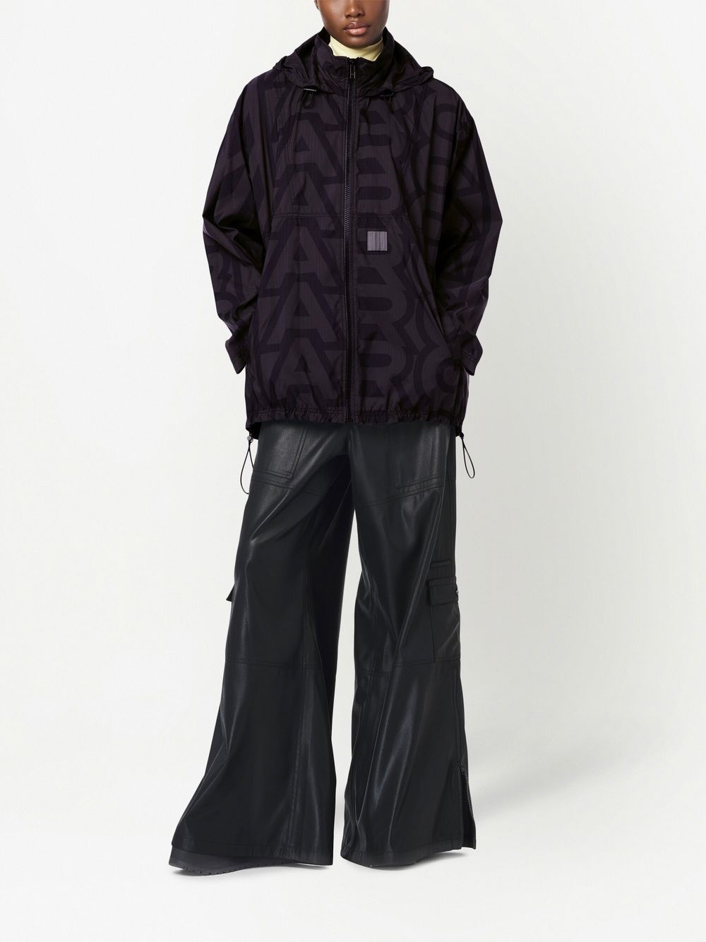 monogram-pattern ripstop jacket - 3