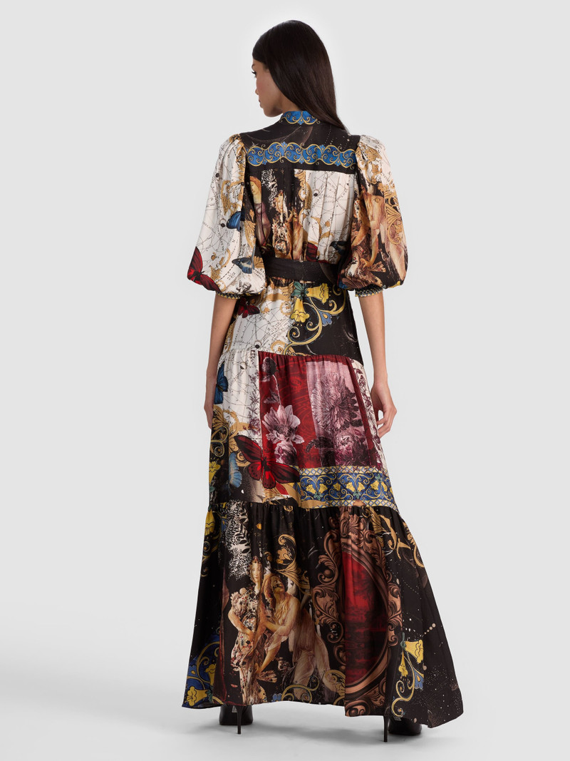 Alice + Olivia CORA MAXI SHIRT DRESS outlook