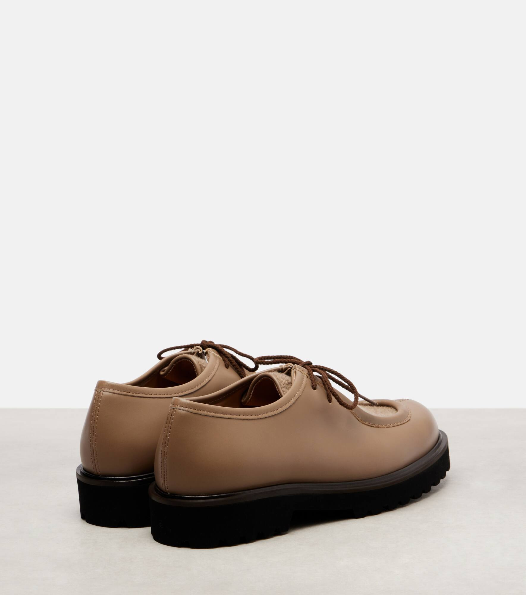 Track leather loafers - 2