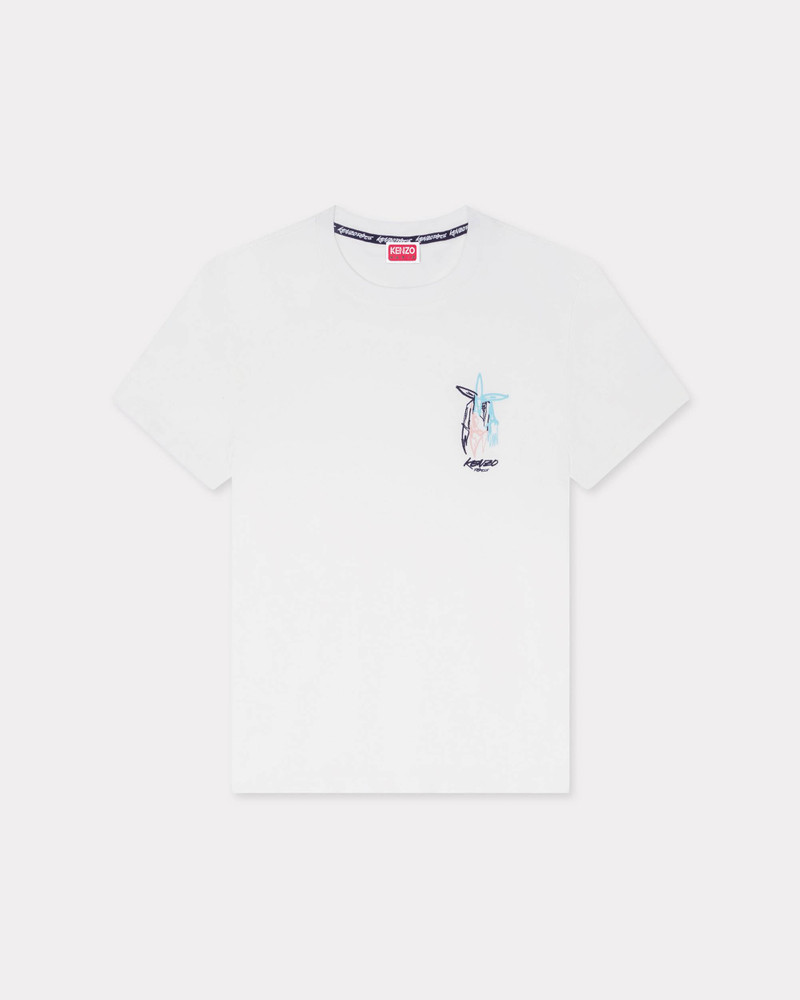 'Kenzo x Futura 2000' embroidered T-shirt in cotton 1