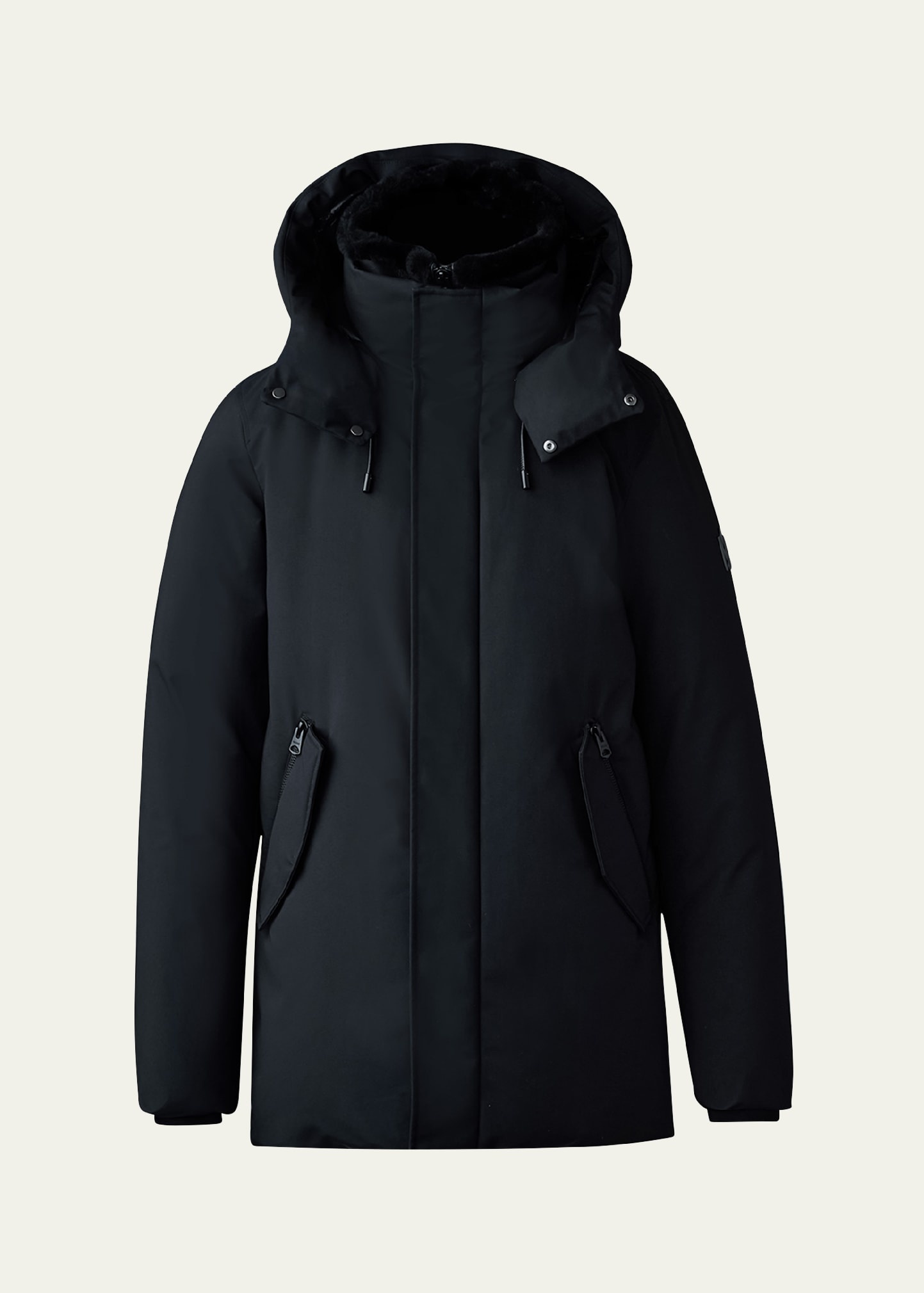 Men's Sullivan Mid-Length Jacket with Shearling - 1