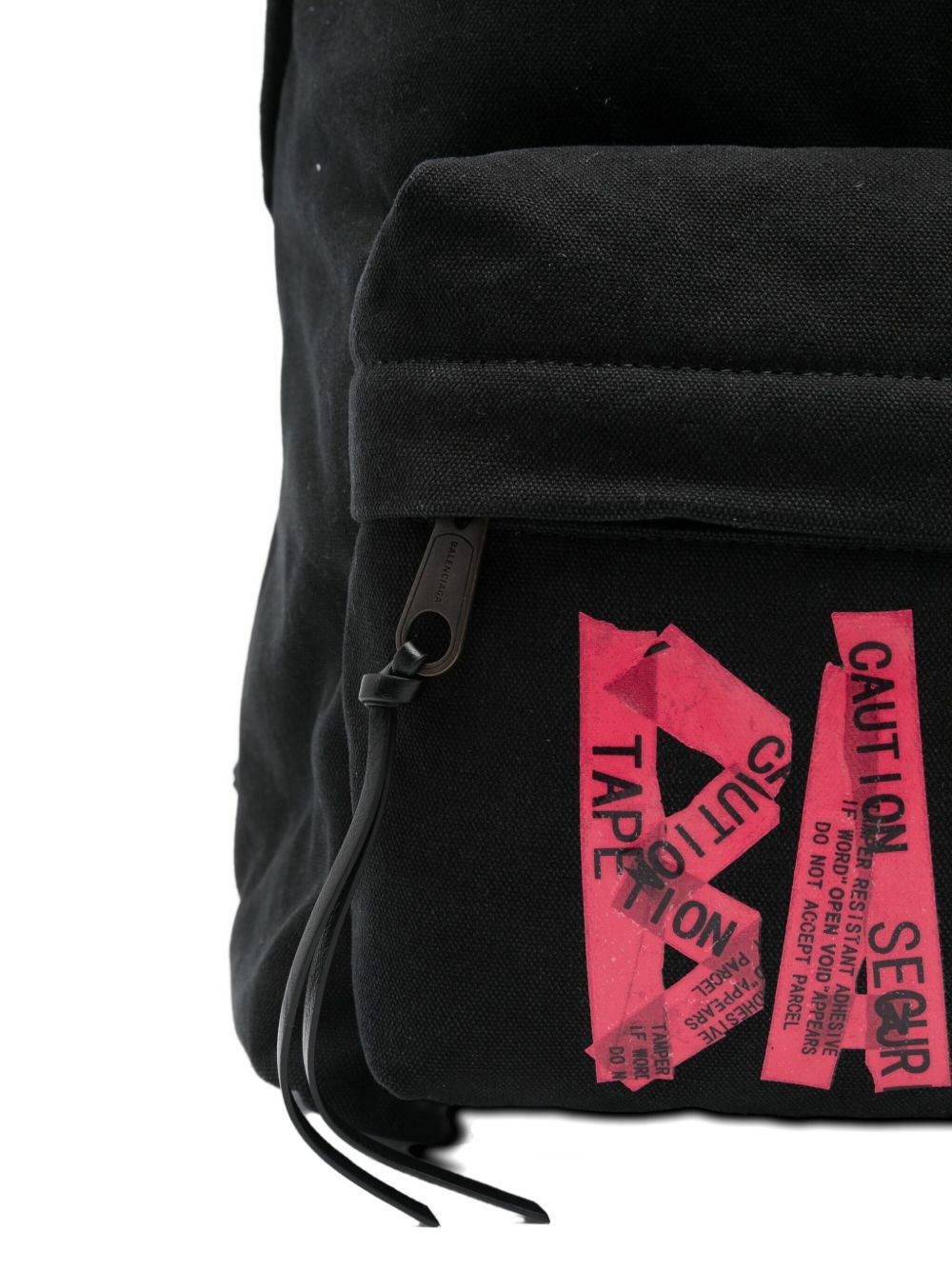 logo-print backpack - 4