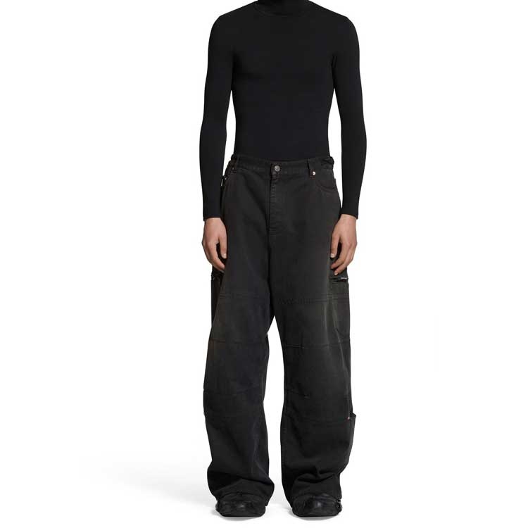 Balenciaga Cargo Pants 'Black' 767971TNW111672 - 3
