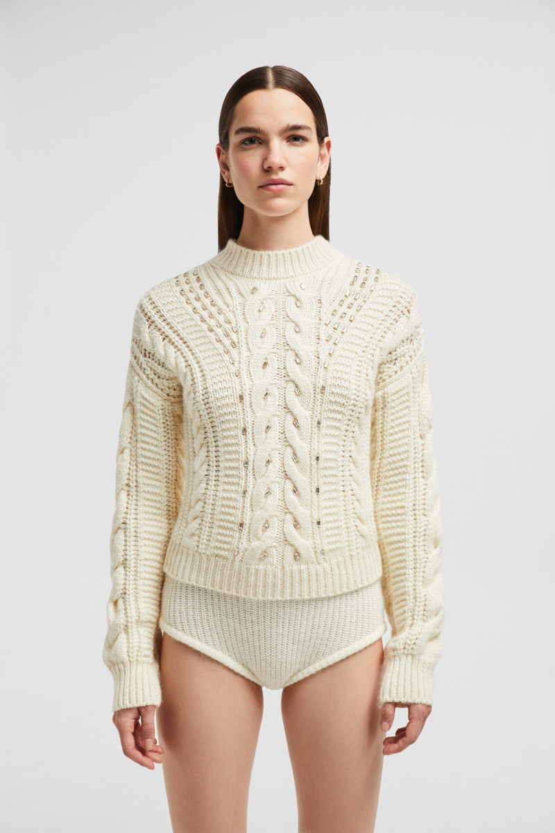 Embroidered Mohair & Wool Sweater 3