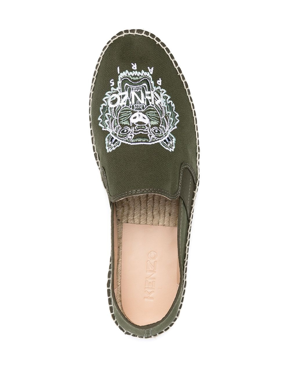 Tiger embroidered espadrilles - 4