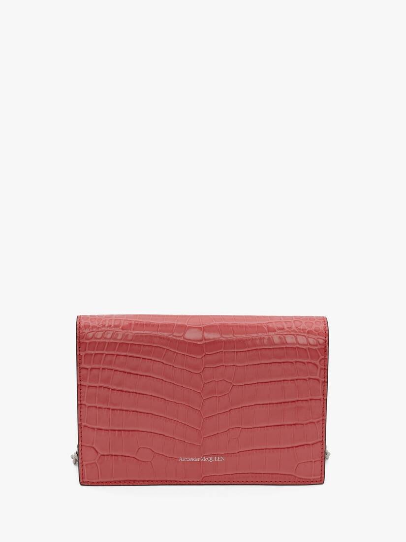 Small Skull Bag in Coral - 3