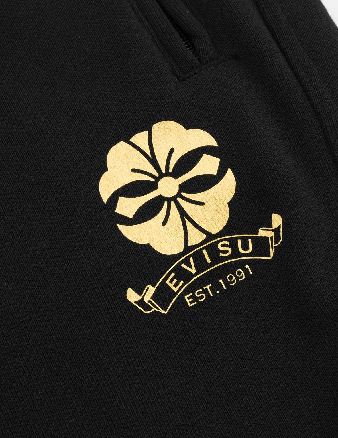 Kamon and Evisu Foil Print Straight Fit Sweatpants - 8