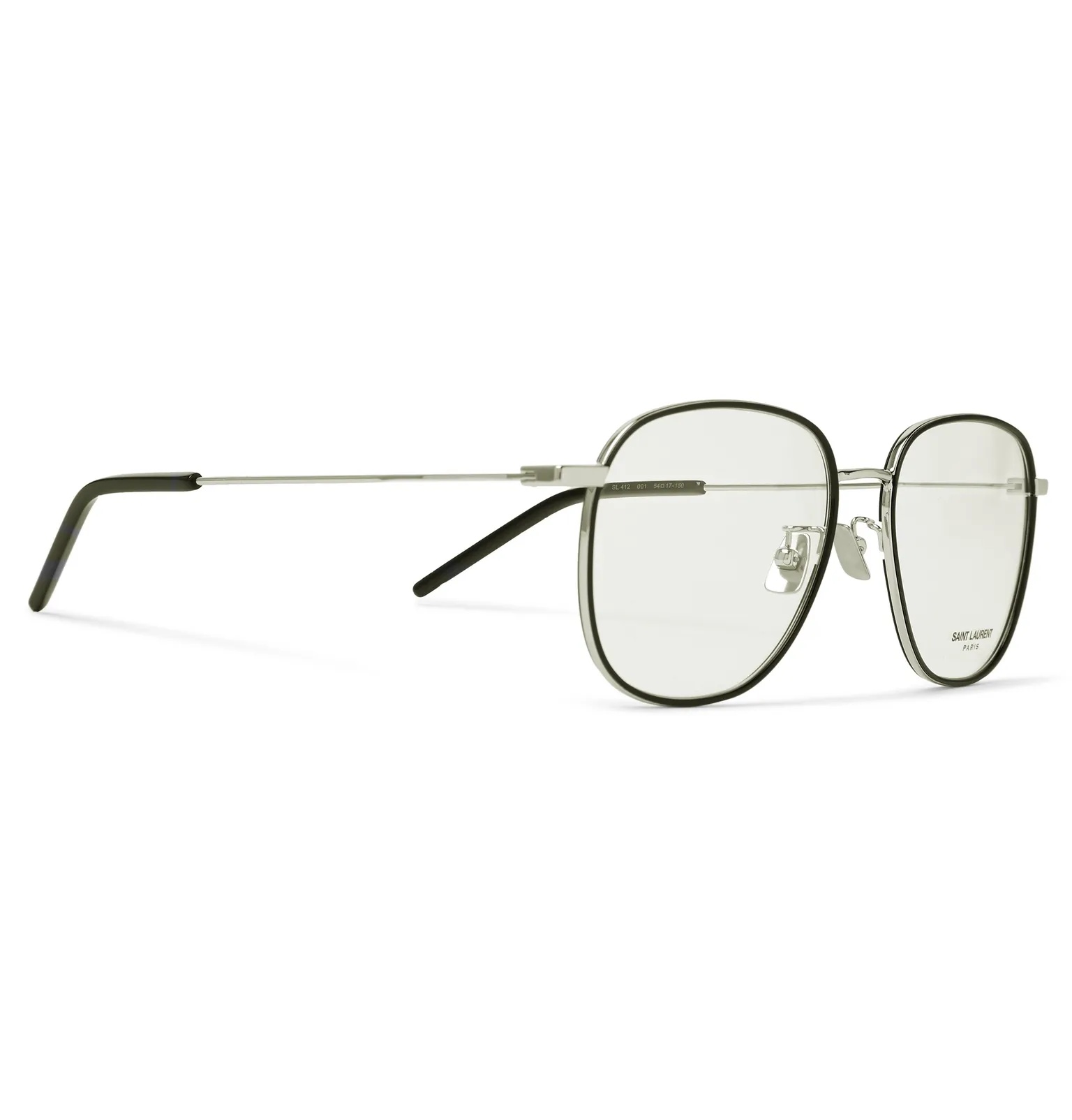 Round-Frame Silver-Tone and Acetate Optical Glasses - 3