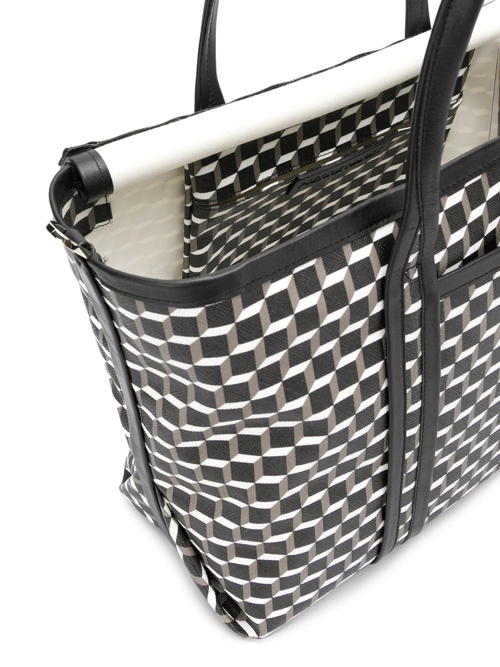 geometric print shopper tote - 5