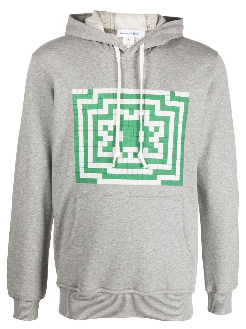 Invader drawstring hoodie - 1