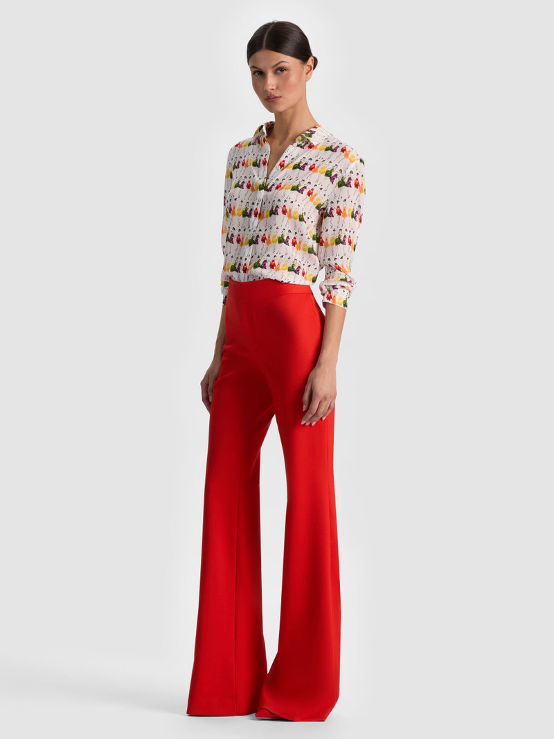A+O X GRETCHEN ROEHRS WILLA SILK BLOUSE 6
