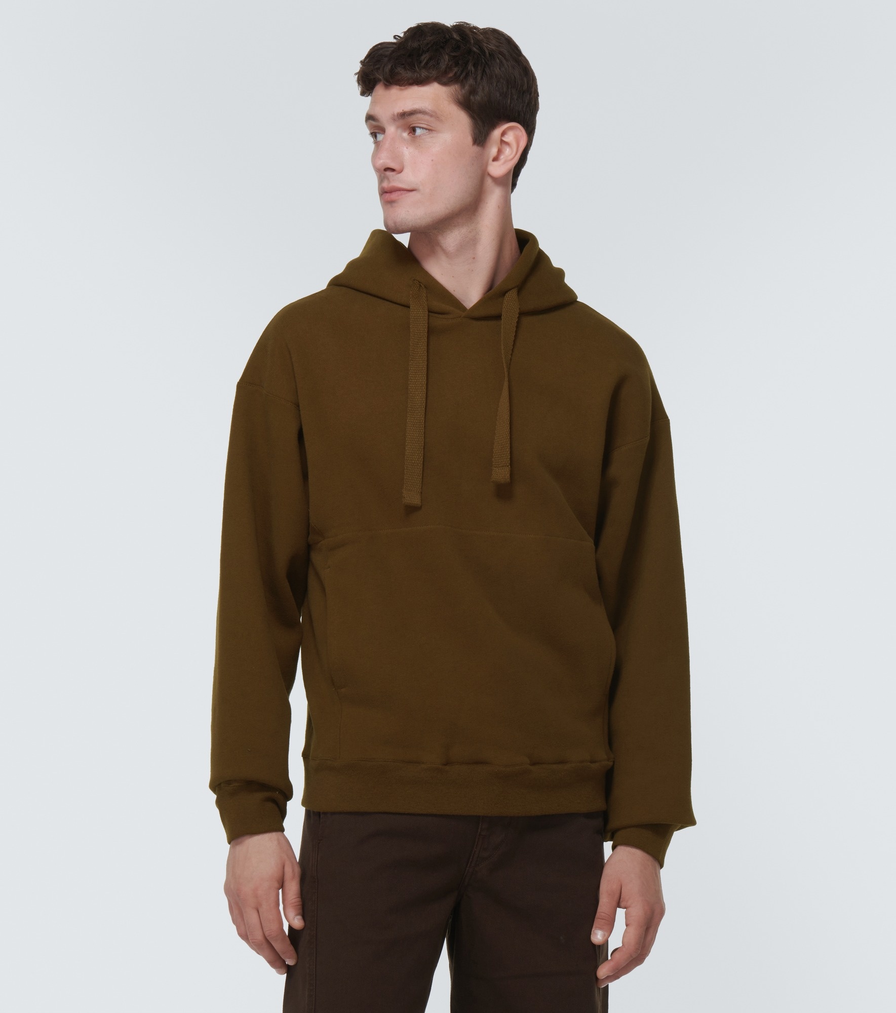Cotton-blend jersey hoodie - 3