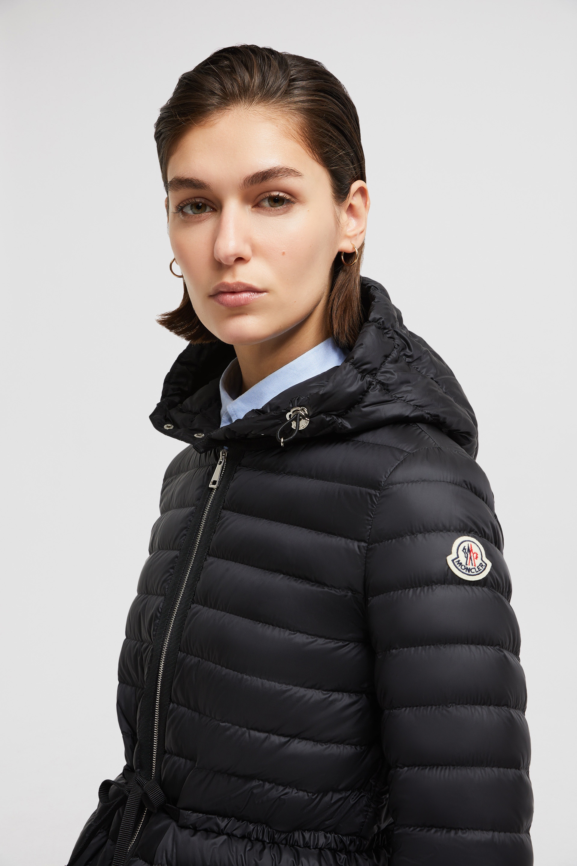 Raie Hooded Fit & Flare Short Down Jacket - 4