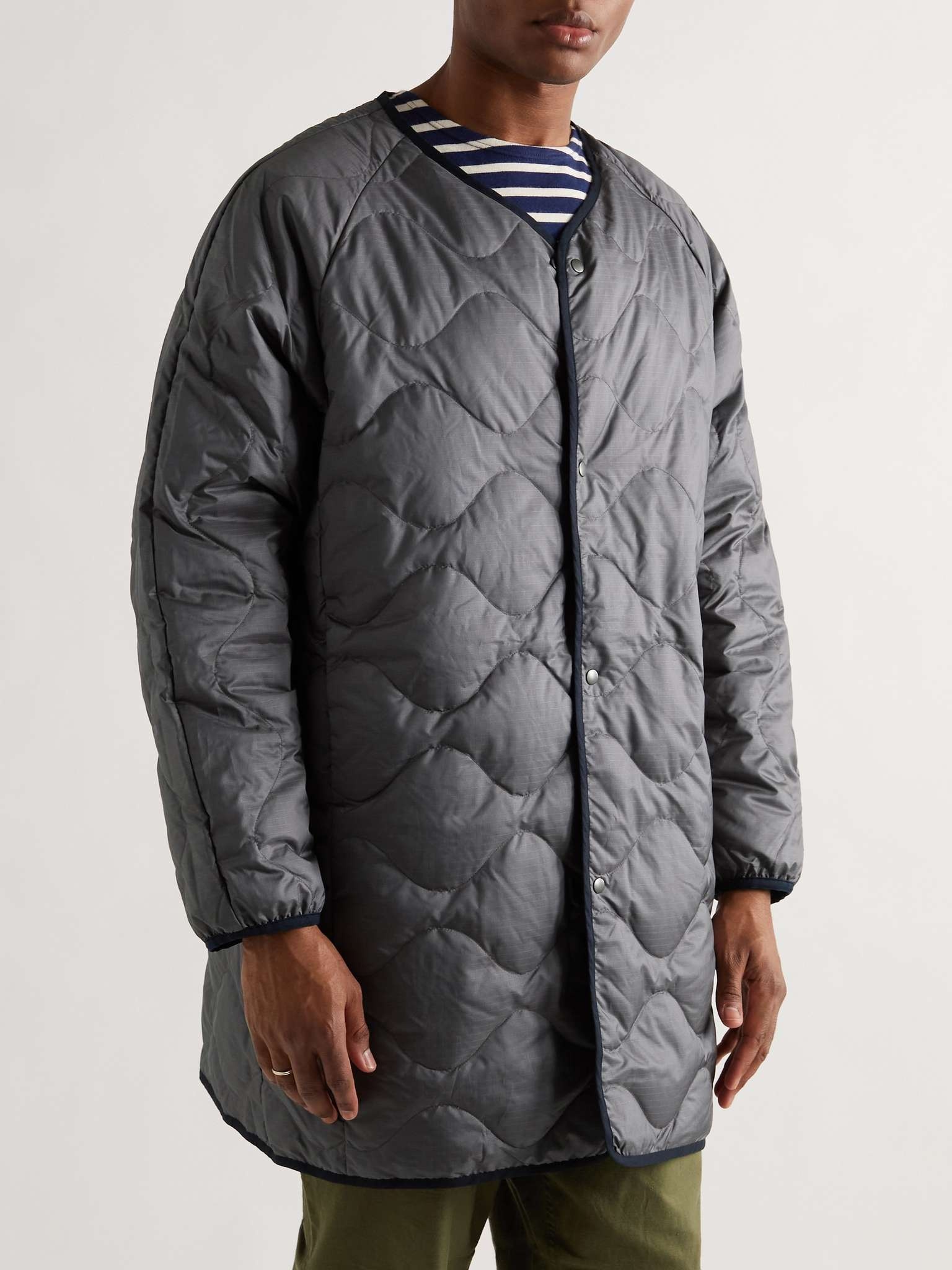 Oversized Reversible Quilted Cotton-Poplin and Ripstop Down Jacket - 6