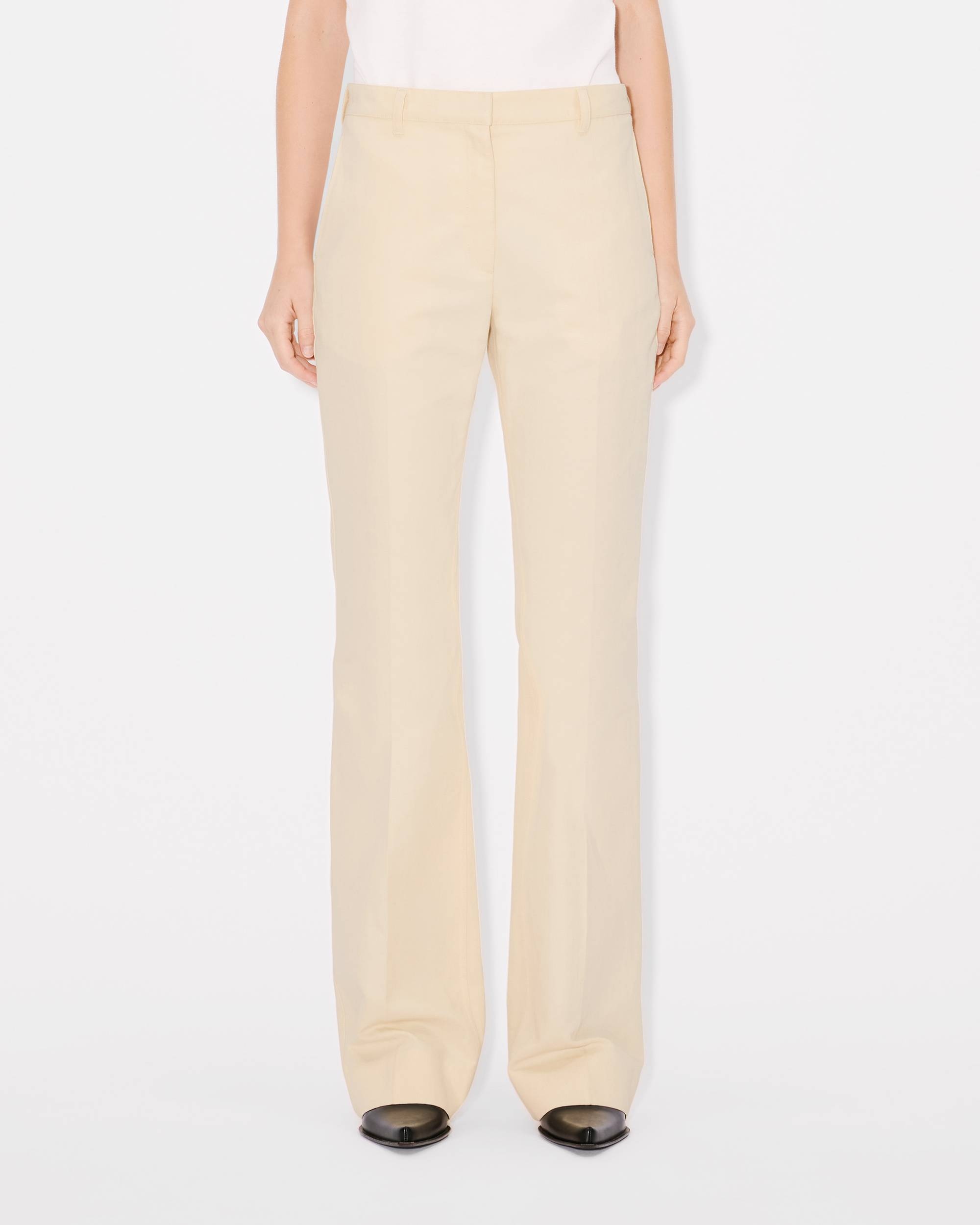 Flared pants in cotton - 4