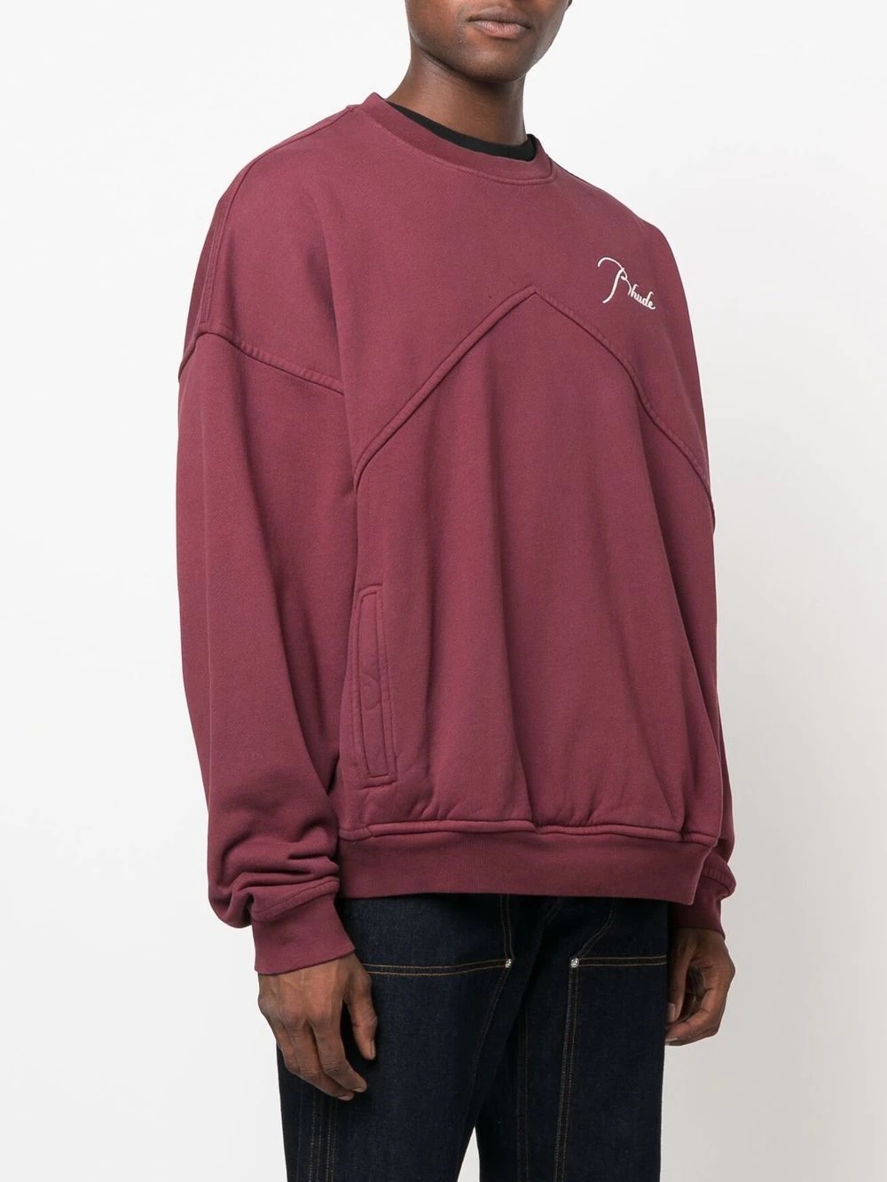 cotton logo sweatshirt - 4