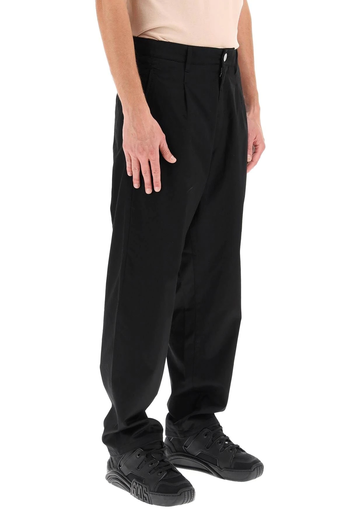 COTTON CHINO TROUSERS - 3