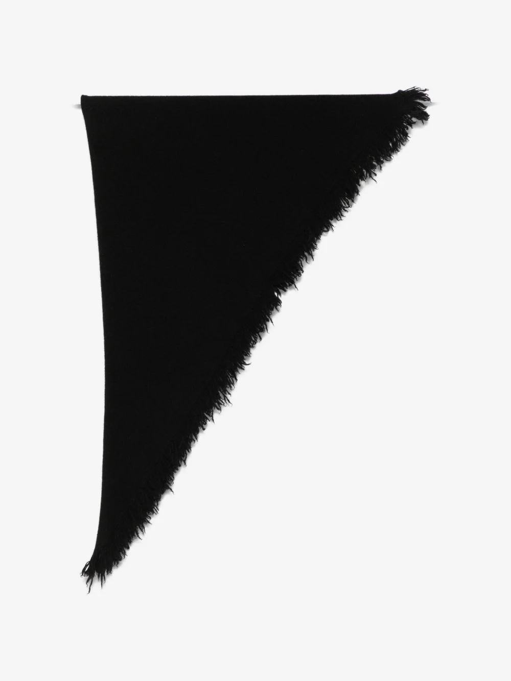 fringed triangle scarf - 1
