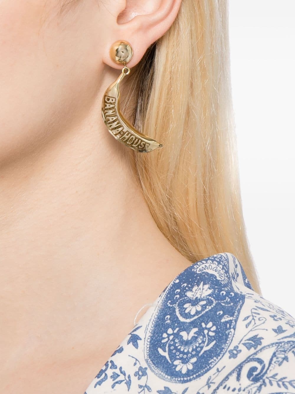 Banana drop earrings - 2